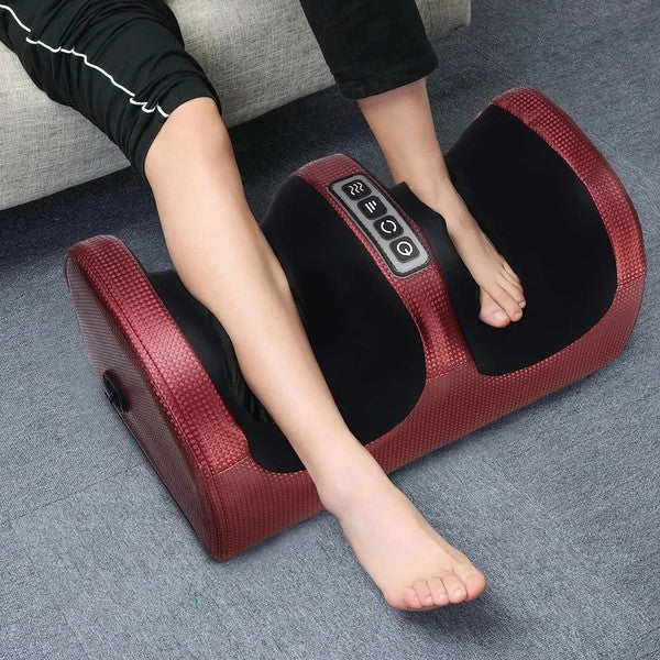 Shiatsu Electric Foot Massager with Heat – Deep Tissue Kneading for Pain Relief & Relaxation
