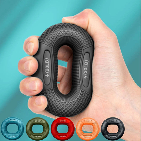 Silicone Hand Grip Strengthener Ring - Finger & Wrist Trainer