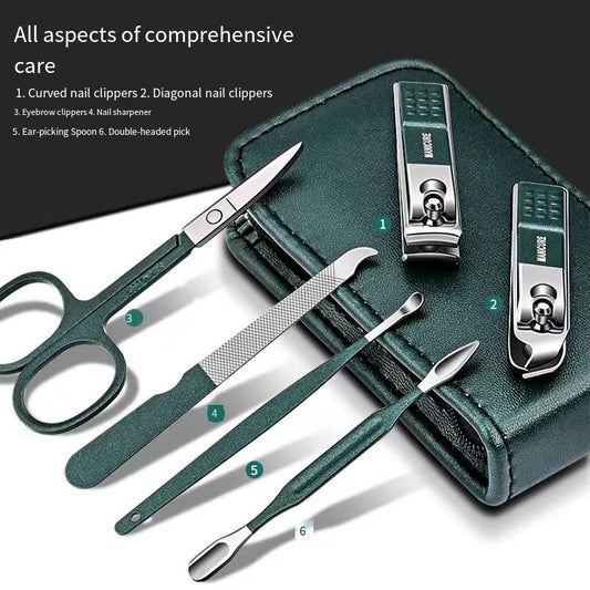 Nail Scissors Set, Portable Household High End Nail Clippers, Special Manicure Beauty Tools for Men and Women