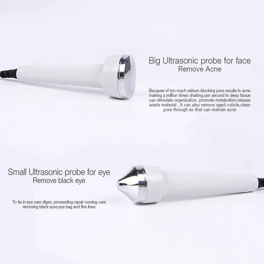 Ultrasonic Women Skin Care Whitening Machine, High Frequency Facial Device for Freckle Removal, Anti-Aging & Lifting