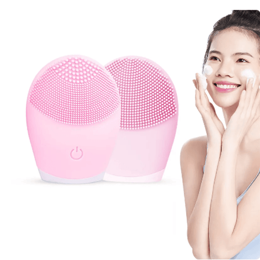 Vibrating Electric Silicone Facial Cleanser, Skincare Massage Tool for Deep Pore Cleaning