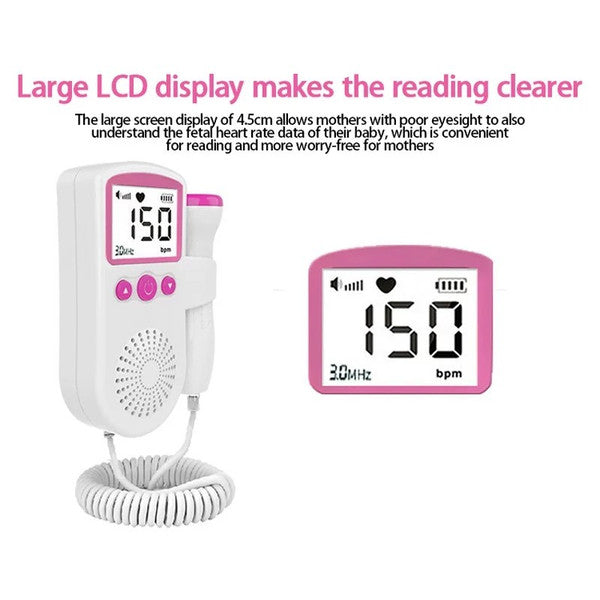 Fetal Doppler Baby Heart Monitor For Pregnanc(US Customers)