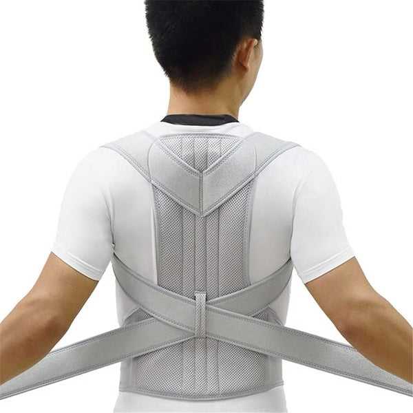 Adjustable Upper Back Posture Corrector – Clavicle Support Brace for Shoulder Alignment & Back Straightening