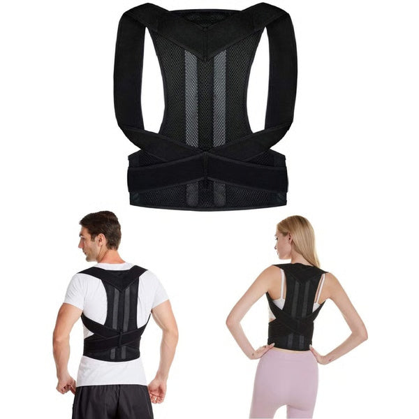 Adjustable Upper Back Posture Corrector – Clavicle Support Brace for Shoulder Alignment & Back Straightening