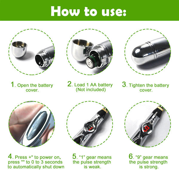 3-in-1 Electronic Acupuncture Pen – Perfect Gift for Pain Relief & Wellness