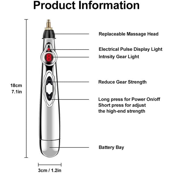3-in-1 Electronic Acupuncture Pen – Perfect Gift for Pain Relief & Wellness