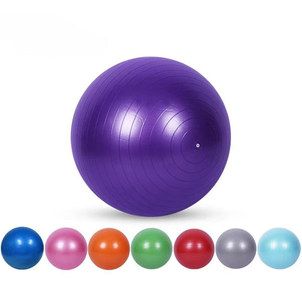 Sports Yoga Balls with Pump Anti Burst And Anti Slip Balance Pilates Fitness Ball for Workouts