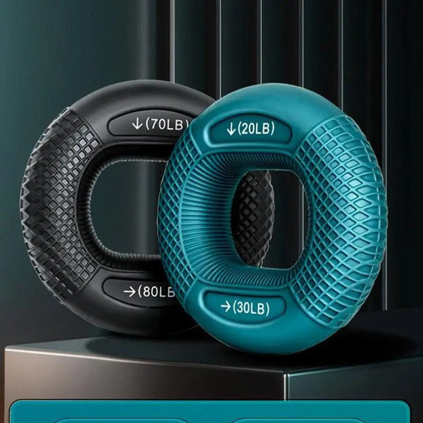 Silicone Hand Grip Strengthener Ring - Finger & Wrist Trainer