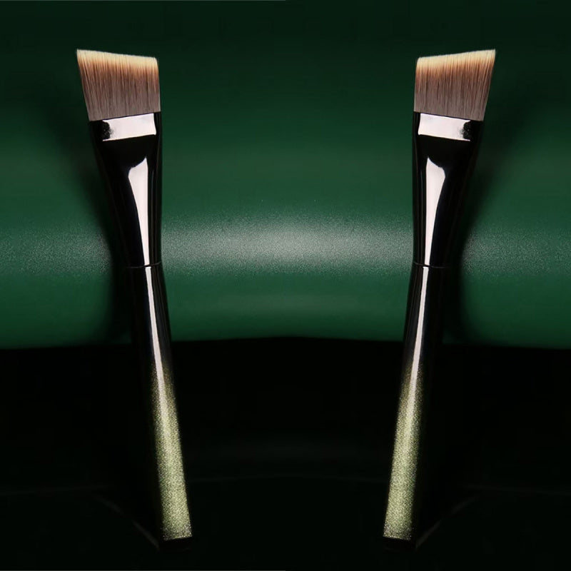 Gradient Color Powder Foundation Brush, Bevel Angle Makeup Brush, Professional Beauty Tools for Flawless Application