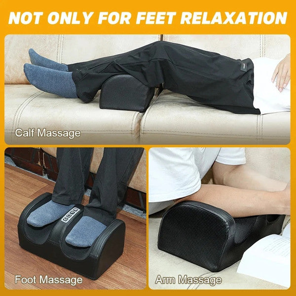 Shiatsu Electric Foot Massager with Heat – Deep Tissue Kneading for Pain Relief & Relaxation