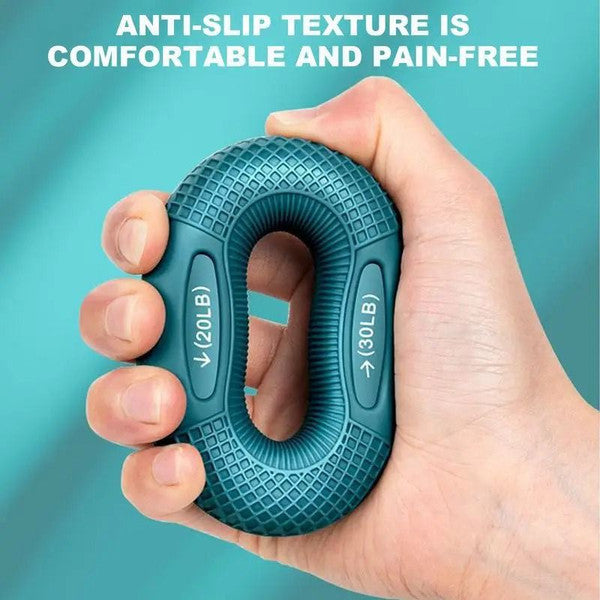 Silicone Hand Grip Strengthener Ring - Finger & Wrist Trainer