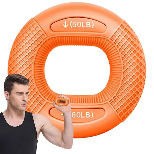 Silicone Hand Grip Strengthener Ring - Finger & Wrist Trainer