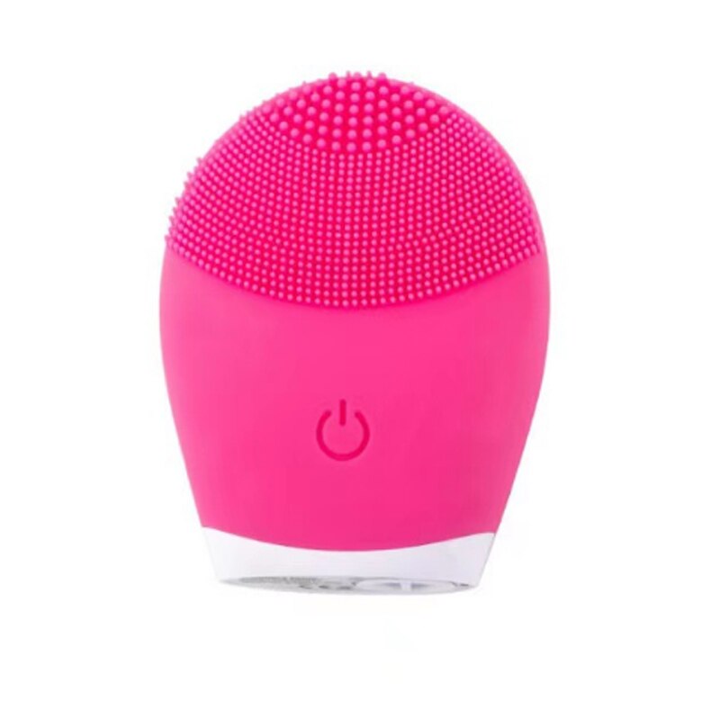 Vibrating Electric Silicone Facial Cleanser, Skincare Massage Tool for Deep Pore Cleaning