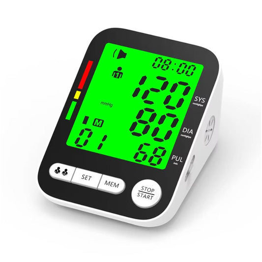 High Accuracy Digital Blood Pressure Monitor Talking Sphygmomanometer with Arm Cuff