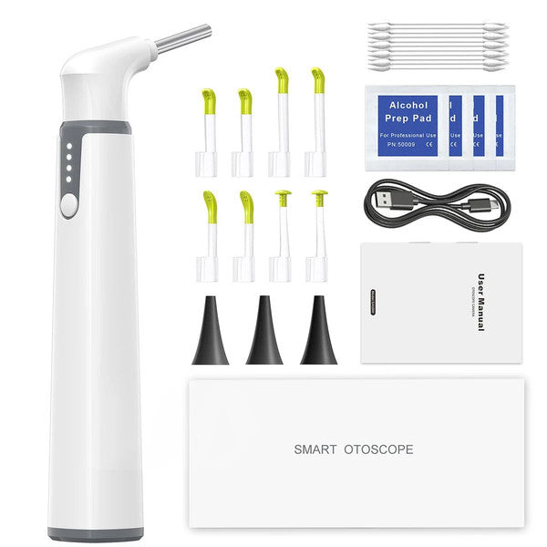 Wireless Otoscope Ear Camera HD WiFi with LED Lights for Adults and Kids, Safe and Easy Ear Cleaning Tool